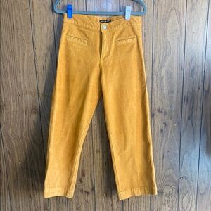Banana Republic Yellow Corduroy Pants